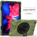 Shockproof Pancerne Etui z Uchwytem do Lenovo Tab 11 / P11 Plus zielone