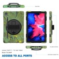 Shockproof Pancerne Etui z Uchwytem do Lenovo Tab 11 / P11 Plus zielone