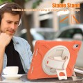 Pancerne Etui Obudowa z Uchwytem do iPad 10.9 2022 10 generacji pomarańczowe