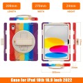 Pancerne Etui Obudowa z Uchwytem do iPad 10.9 2022 10 generacji kolorowe