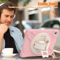 Pancerne Etui Obudowa z Uchwytem do iPad 10.9 2022 10 generacji różowe pudrowe