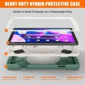 Shockproof Pancerne Etui z Paskiem, Uchwytem do Lenovo Tab M10 10.1 3 generacji zielone