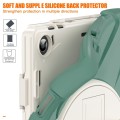 Shockproof Pancerne Etui z Paskiem, Uchwytem do Lenovo Tab M10 10.1 3 generacji zielone