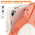 Shockproof Pancerne Etui z Paskiem, Uchwytem do Lenovo Tab M10 10.1 3 generacji pomarańczowe