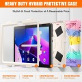 Shockproof Pancerne Etui z Paskiem, Uchwytem do Lenovo Tab M10 10.1 3 generacji kolorowe