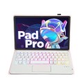 Różowe Etui z Podświetlaną Klawiaturą do Lenovo Tab M10 Plus 10.6 3 gen