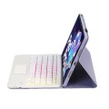 Fioletowe Etui z Podświetlaną Klawiaturą do Lenovo Tab M10 Plus 10.6 3 gen