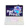 Fioletowe Etui z Podświetlaną Klawiaturą do Lenovo Tab M10 Plus 10.6 3 gen