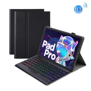 Czarne Etui z Podświetlaną Klawiaturą  do Lenovo Tab M10 Plus 10.6 3 gen