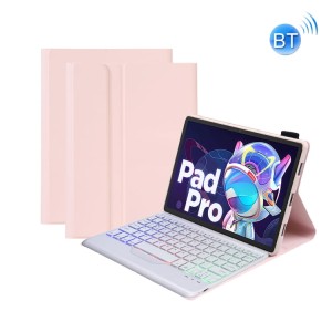 Różowe Etui z Podświetlaną Klawiaturą  do Lenovo Tab M10 Plus 10.6 3 gen