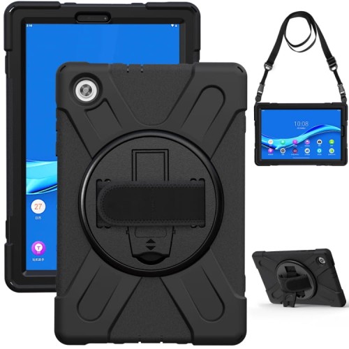 Mocne Pancerne Etui z Uchwytem do Lenovo Tab M10 HD Gen 2 czarne