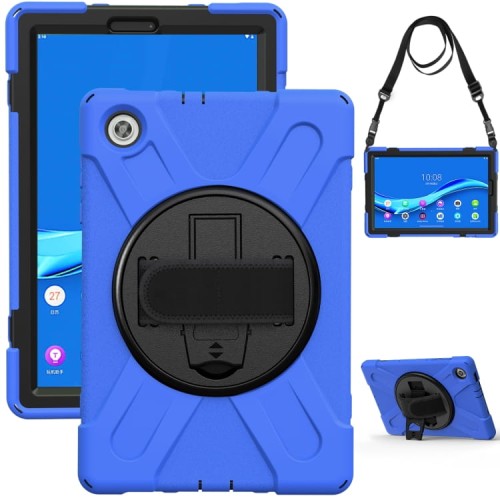 Mocne Pancerne Etui z Uchwytem do Lenovo Tab M10 HD Gen 2 niebieskie