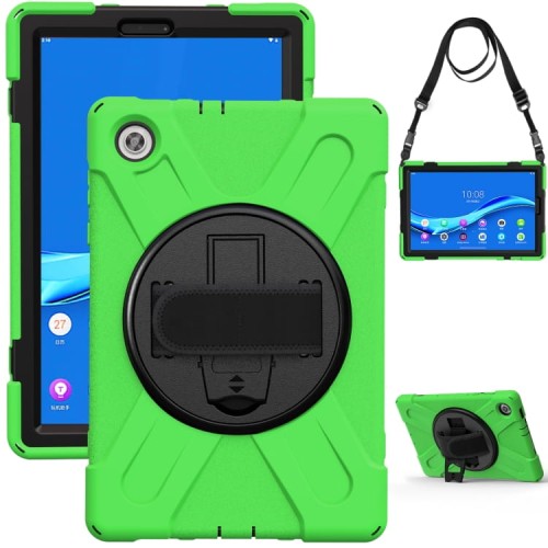 Mocne Pancerne Etui z Uchwytem do Lenovo Tab M10 HD Gen 2 zielone