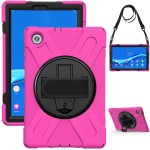 Mocne Pancerne Etui z Uchwytem do Lenovo Tab M10 HD Gen 2 różowe