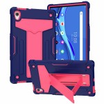 Pancerne Etui z Podstawką do Lenovo Tab M10 HD Gen 2 granatowo-różowe