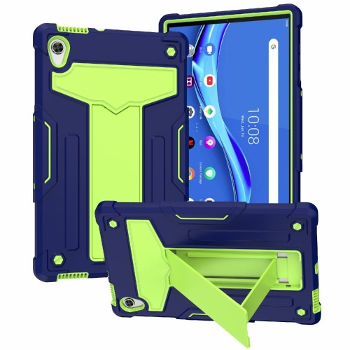 Pancerne Etui z Podstawką do Lenovo Tab M10 HD Gen 2 granatowo-zielone