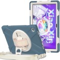 Shockproof Pancerne Etui z Paskiem, Uchwytem do Lenovo Tab M10 Plus 10.6 3 gen niebieskie