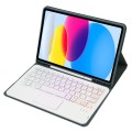 Zielone Etui Podświetlana Klawiatura TouchPad do iPad 10.9 2022
