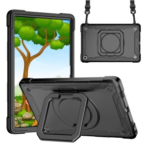 Shockproof Pancerne Etui z Uchwytem do Lenovo Tab M10 Plus 10.6 3 gen czarne