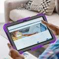 Shockproof Pancerne Etui z Paskiem, Uchwytem do Lenovo Tab M10 Plus 10.6 3 gen fioletowe