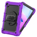 Shockproof Pancerne Etui z Paskiem, Uchwytem do Lenovo Tab M10 Plus 10.6 3 gen fioletowe