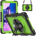 Shockproof Pancerne Etui z Paskiem, Uchwytem do Lenovo Tab M10 Plus 10.6 3 gen zielone