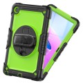 Shockproof Pancerne Etui z Paskiem, Uchwytem do Lenovo Tab M10 Plus 10.6 3 gen zielone