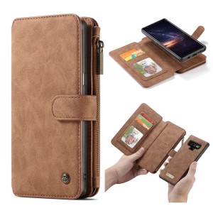 Etui Portfel CASEME do Samsung Galaxy Note 9 - brązowy