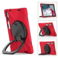 Shockproof Pancerne Etui z Uchwytem do Lenovo Pad Pro 2022 czerwone