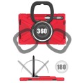 Shockproof Pancerne Etui z Uchwytem do Lenovo Pad Pro 2022 czerwone