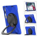 Shockproof Pancerne Etui z Uchwytem do Lenovo Pad Pro 2022 niebieskie