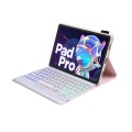 Różowe Etui z Podświetlaną Klawiaturą do Lenovo Tab P11 Pro 2 generacji 11.2 cala