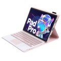 Różowe Etui z Klawiaturą Touchpad do Lenovo Tab P11 Pro 2 generacji 11.2 cala