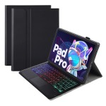 Czarne Etui z Podświetlaną Klawiaturą Touchpad do Lenovo Tab P11 Pro 2 generacji 11.2 cala