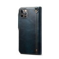 Denior Skórzane Etui Pokrowiec do iPhone 14 Pro Max granatowy