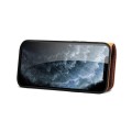 Denior Skórzane Etui Pokrowiec do iPhone 14 brązowy