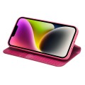 QIALINO Eleganckie Skórzane Etui do iPhone 14 Plus różowe