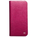 QIALINO Eleganckie Skórzane Etui do iPhone 14 Plus różowe