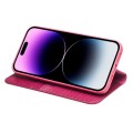 QIALINO Eleganckie Skórzane Etui do iPhone 14 Pro Max różowe