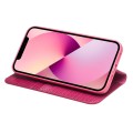 QIALINO Eleganckie Skórzane Etui do iPhone 13 różowe