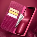 QIALINO Eleganckie Skórzane Etui do iPhone 13 różowe