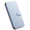QIALINO Eleganckie Skórzane Etui do iPhone 13 Mini niebieskie