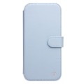 QIALINO Eleganckie Skórzane Etui do iPhone 13 Mini niebieskie