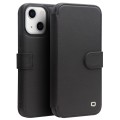 QIALINO Eleganckie Skórzane Etui do iPhone 13 Mini czarne