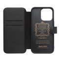 QIALINO Eleganckie Skórzane Etui do iPhone 13 Mini czarne