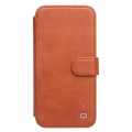 QIALINO Eleganckie Skórzane Etui do iPhone 13 Mini brązowe