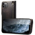 Denior Skórzane Etui Pokrowiec do iPhone 13 Pro czarne