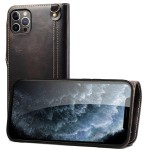 Denior Skórzane Etui Pokrowiec do iPhone 13 Pro czarne