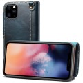 Denior Skórzane Etui Pokrowiec do iPhone 11 Pro Max granatowe