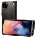 Denior Skórzane Etui Pokrowiec do iPhone 11 Pro Max czarne
